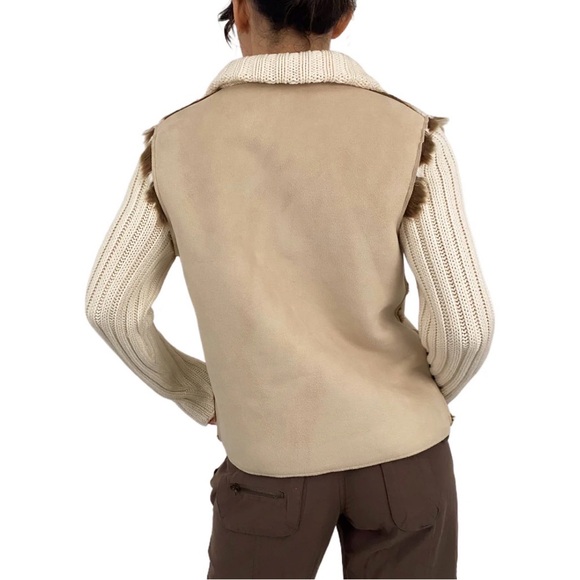 Parkhurst Cream Vest with Fur Accents - Picture 13 of 15